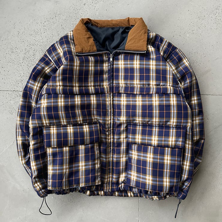 kutir】【2サイズ展開】アソートポケットパディングブルゾン