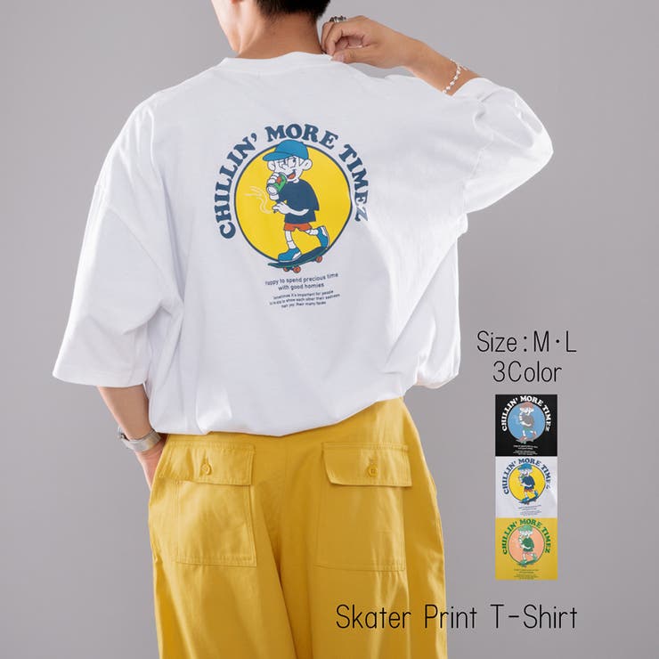 kutir】スケータープリントTシャツ[品番：KTRW0021118]｜kutir