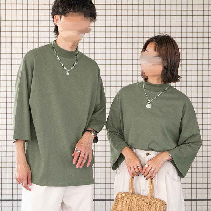 リンクコーデ専門ブランド ペアペア モックネックtシャツ 品番 Ktrw Pairpair Women ペアペア のレディース ファッション通販 Shoplist ショップリスト