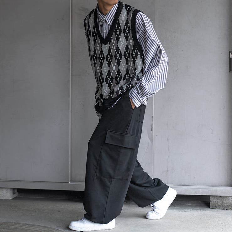 【kutir】【SHOPLIST限定】アーガイル柄ニットベスト[品番：KTRW0021267]｜kutir（クティール）のメンズファッション通販｜SHOPLIST（ショップリスト）