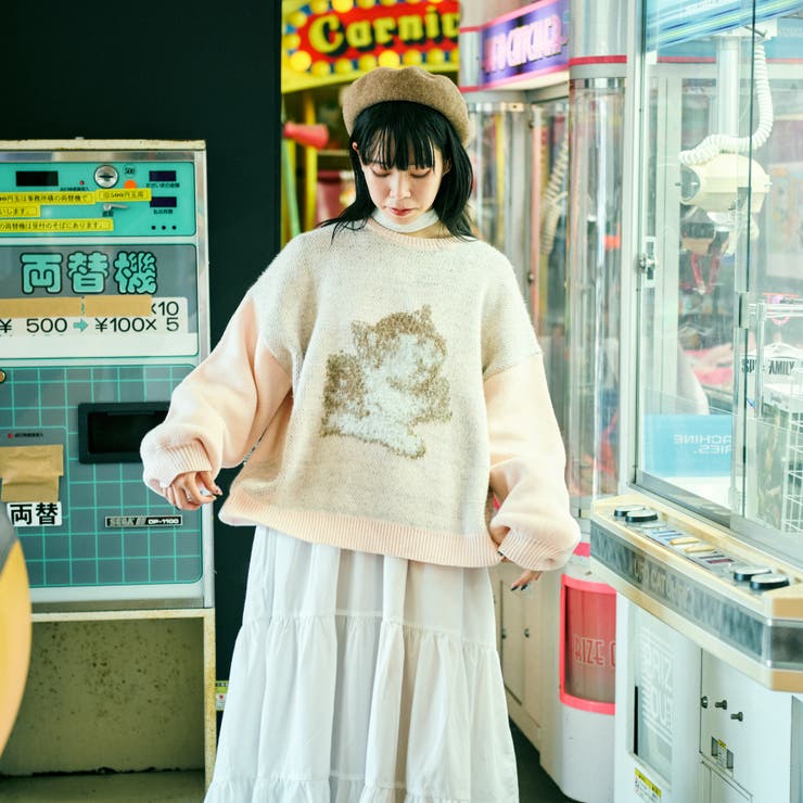 kutir】【クティールとレトロ】アソートネコジャガードニット[品番：KTRW0031240]｜kutir（クティール ）のレディースファッション通販｜SHOPLIST（ショップリスト）