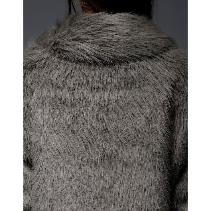 Adoon plain フェイクファーブルゾン Adoon plain ブルゾン アウター 「APL´22outer」フェイクファー