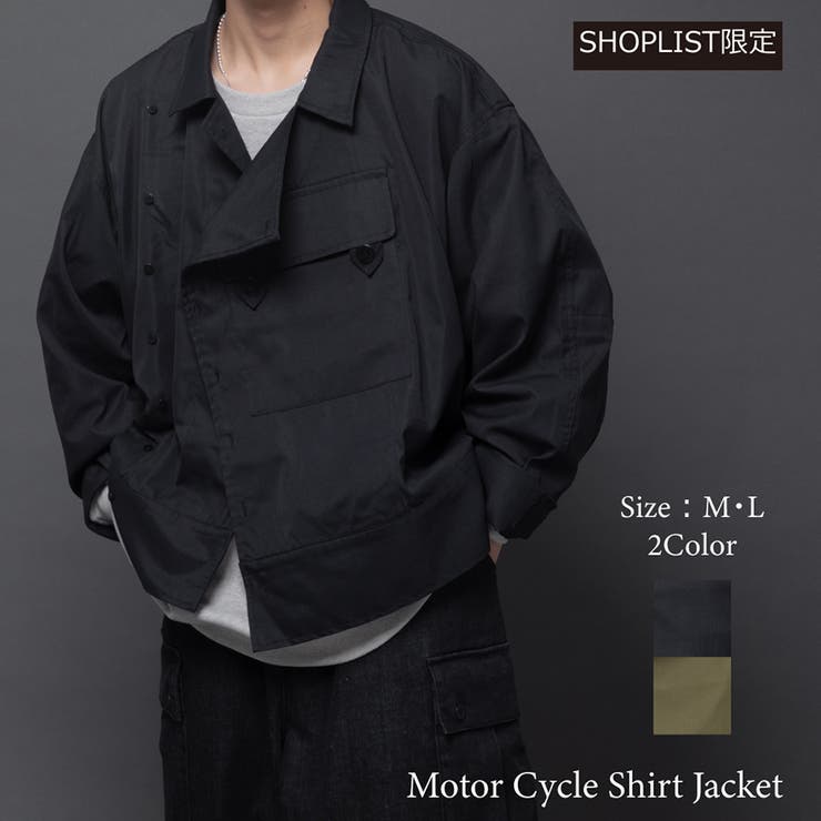 【kutir】【SHOPLIST限定】モーターサイクルシャツジャケット | kutir | 詳細画像1 