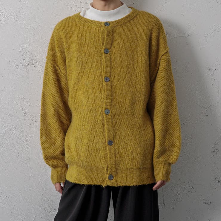 通販 【Adoon Adoon plain」シャギーカーディガン plain シャギー