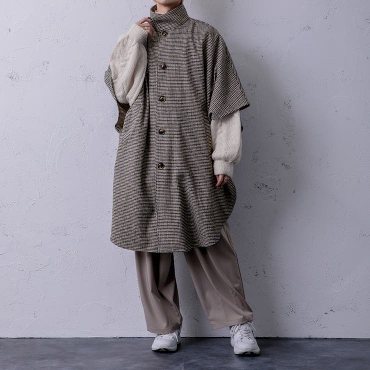 Adoon Plain ポンチョコート 品番 Ktrw Kutir クティール のメンズ ファッション通販 Shoplist ショップリスト