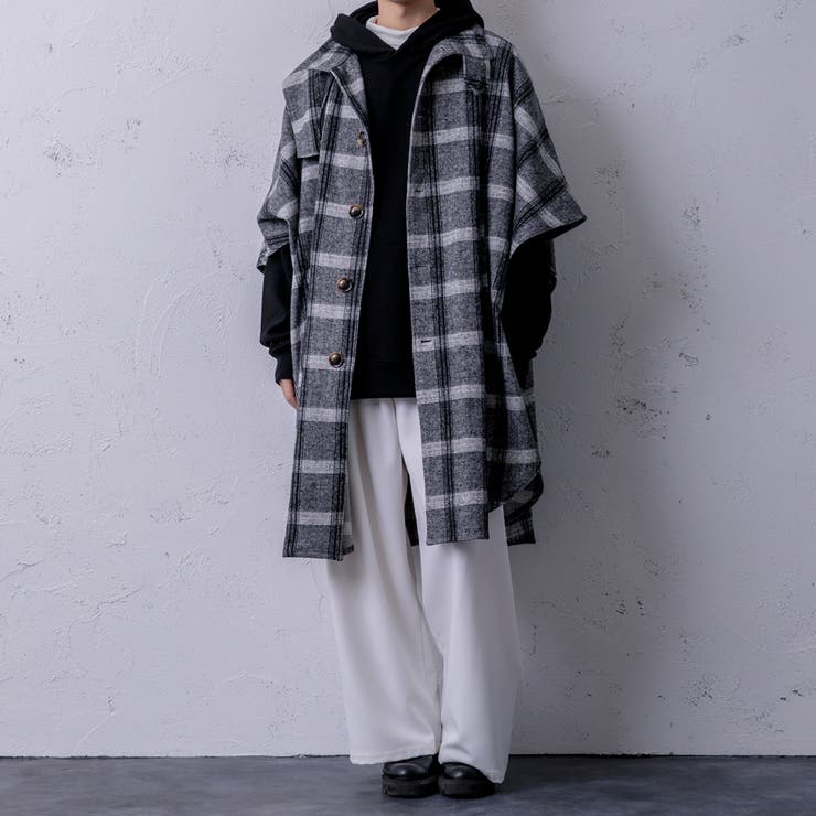 【Adoon  plain】ポンチョコート[品番：KTRW0022606]｜kutir（クティール）のメンズファッション通販｜SHOPLIST（ショップリスト）