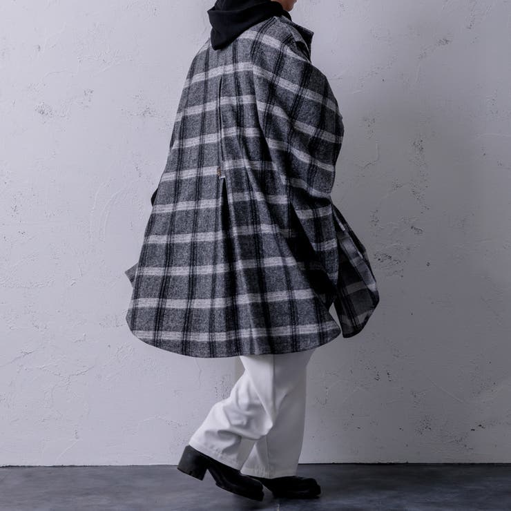 【Adoon  plain】ポンチョコート[品番：KTRW0022606]｜kutir（クティール）のメンズファッション通販｜SHOPLIST（ショップリスト）