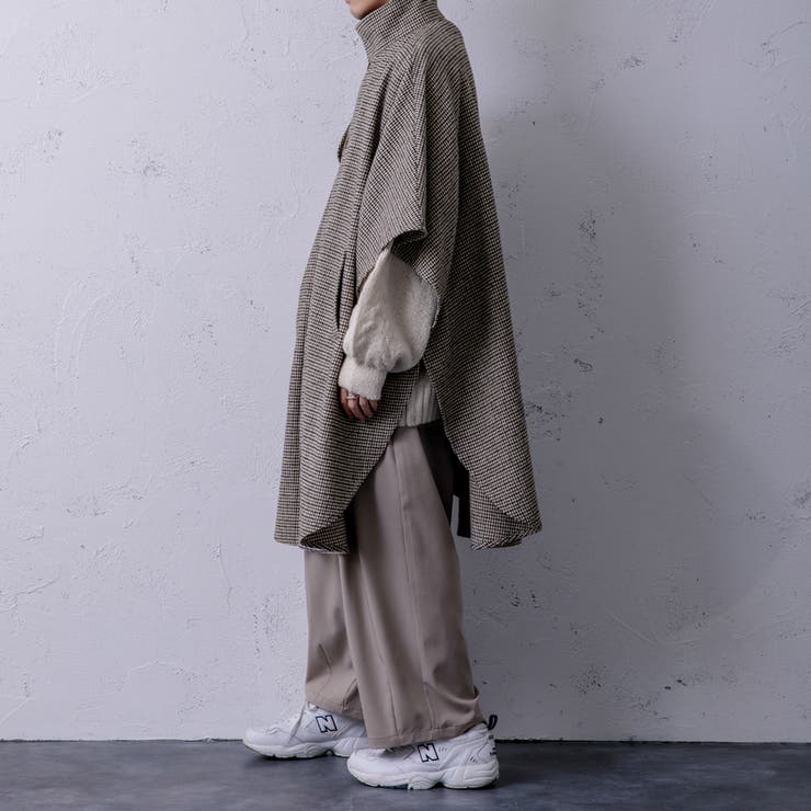 【Adoon  plain】ポンチョコート[品番：KTRW0022606]｜kutir（クティール）のメンズファッション通販｜SHOPLIST（ショップリスト）