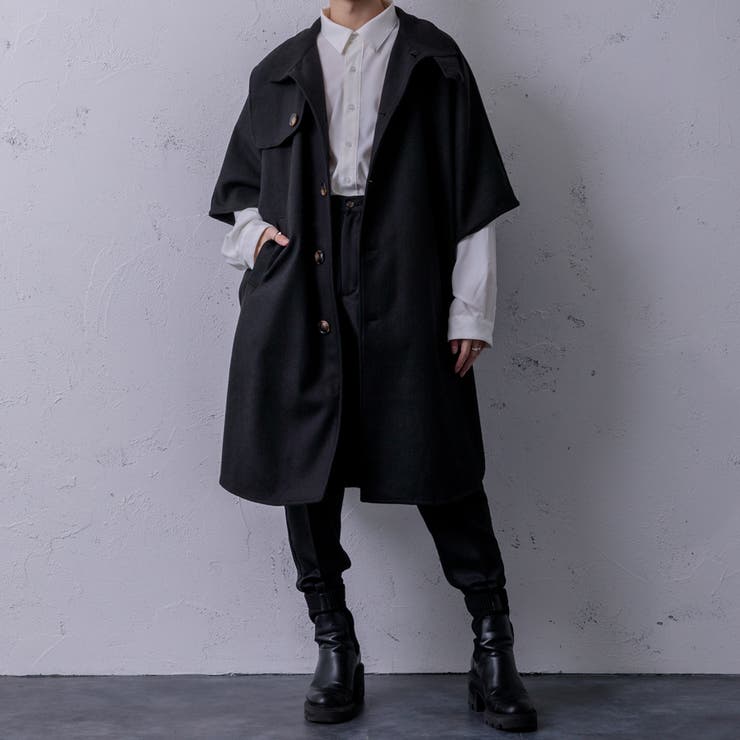 【Adoon  plain】ポンチョコート[品番：KTRW0022606]｜kutir（クティール）のメンズファッション通販｜SHOPLIST（ショップリスト）