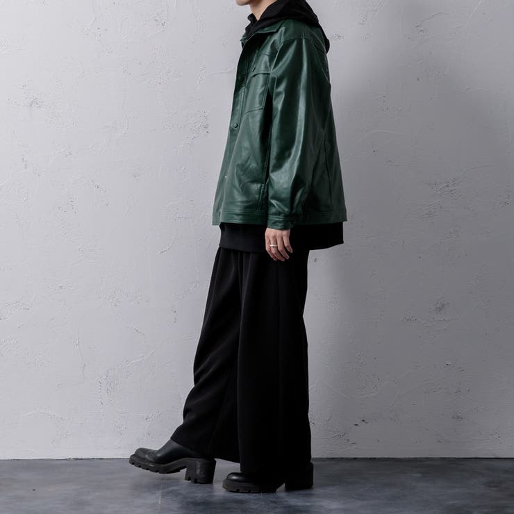 Adoon plain】フェイクレザーブルゾン [品番：KTRW0022609]｜kutir（クティール）のメンズファッション通販｜SHOPLIST（ショップリスト）