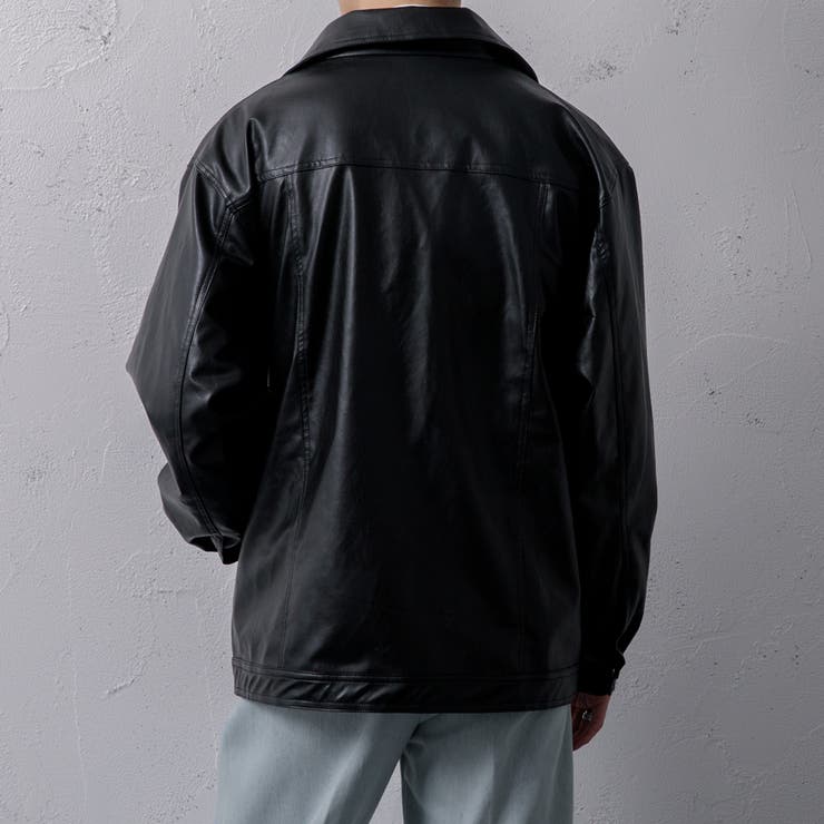 Adoon plain】フェイクレザーブルゾン [品番：KTRW0022609]｜kutir（クティール）のメンズファッション通販｜SHOPLIST（ショップリスト）