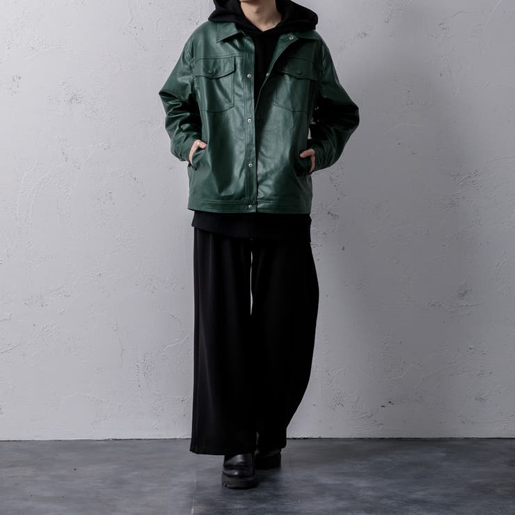 Adoon plain】フェイクレザーブルゾン [品番：KTRW0022609]｜kutir（クティール）のメンズファッション通販｜SHOPLIST（ショップリスト）