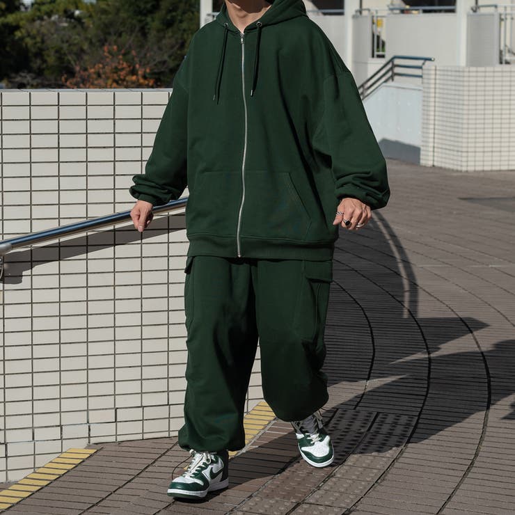 kutir】スウェットジップパーカー（セットアップ着用可）[品番