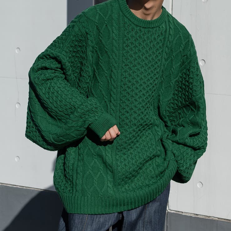 FREAK'S STORE/フィッシャーマンニットショート2WAYカーディガン