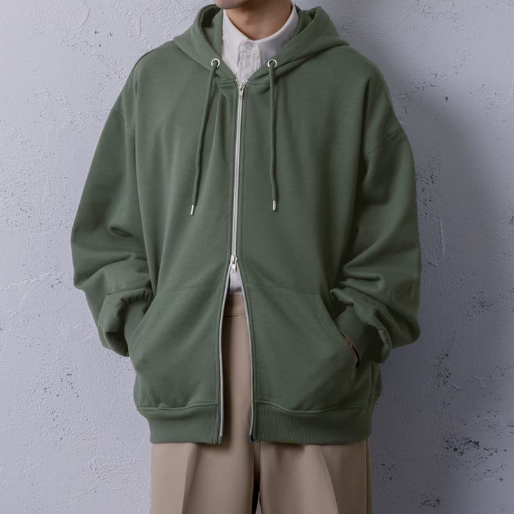 【Adoon  plain】ダブルジップパーカー[品番：KTRW0022822]｜kutir（クティール）のメンズファッション通販｜SHOPLIST（ショップリスト）