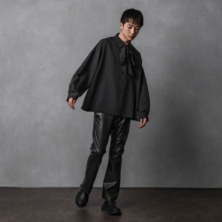 Adoon plain】ボウタイシャツ[品番：KTRW0023815]｜kutir