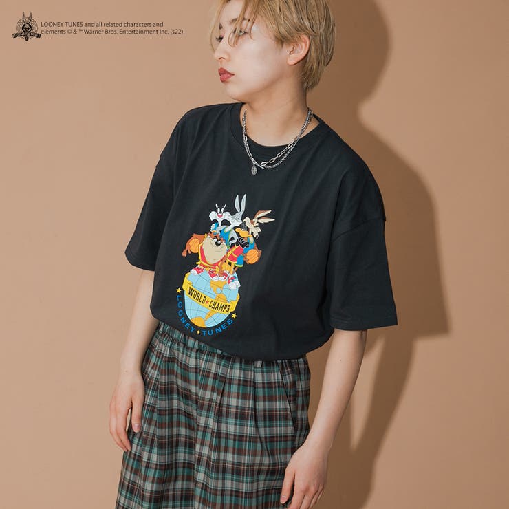 kutir】【LOONEY TUNESコラボ】プリントTシャツ[品番