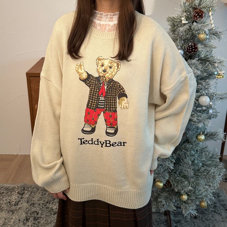 kutir】Teddy Bear/テディベア ニットプルオーバー[品番：KTRW0031631]｜kutir（クティール）のレディースファッション通販｜SHOPLIST（ショップリスト）