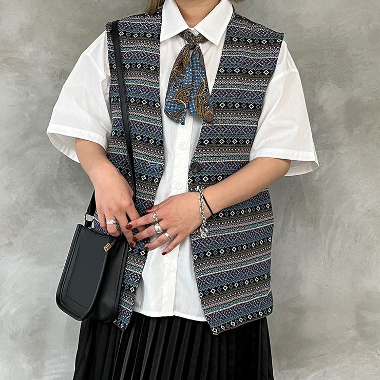 kutir】スカーフ付きシャツ[品番：KTRW0023827]｜kutir