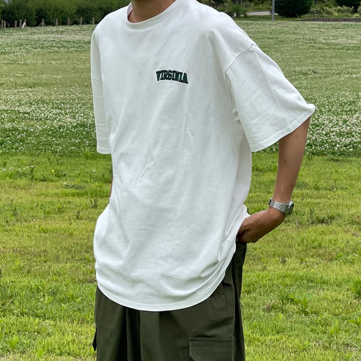 kutir】ワンポイント配色刺繍ロゴビッグTシャツ[品番：KTRW0024065]｜kutir（クティール ）のメンズファッション通販｜SHOPLIST（ショップリスト）