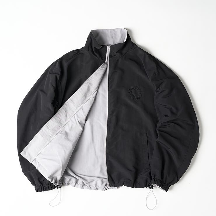 2WAY REVAESIBLE NYLON DRAWCORD SHORT BLOUSON／2way