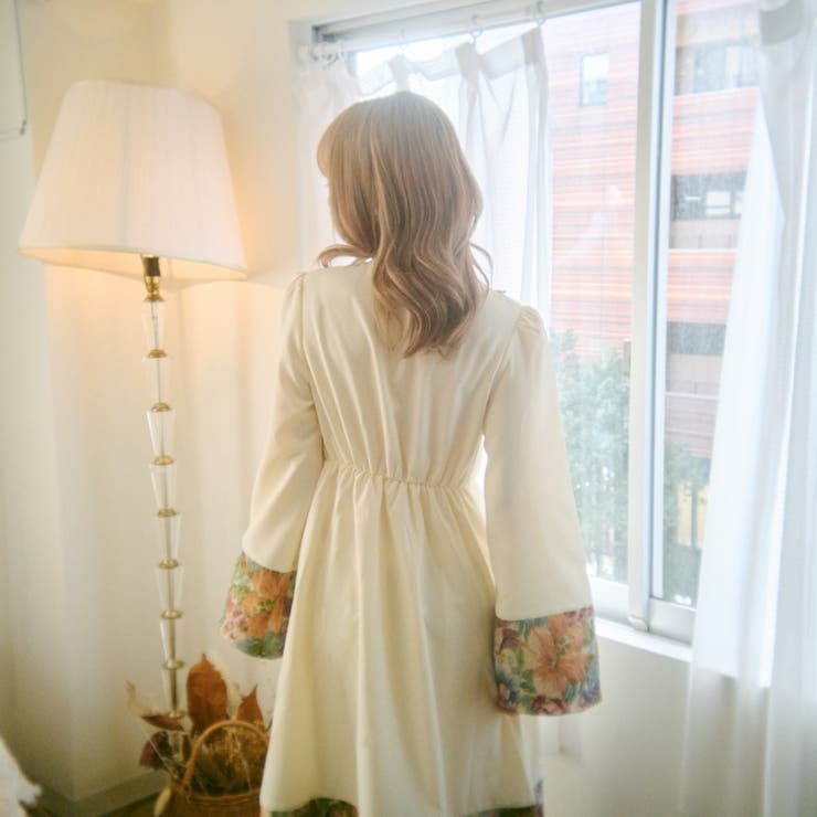 リボンジャカードワンピース | outlet | axes femme online shop