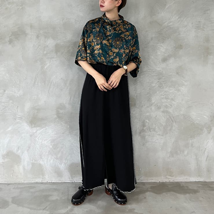 kutir】ショート柄シャツ[品番：KTRW0024291]｜kutir