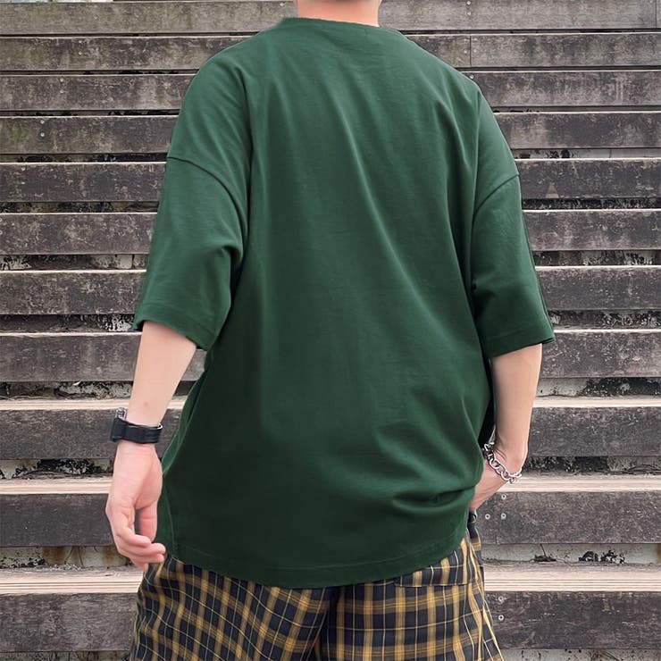 kutir】サガラ刺繍花柄カレッジロゴビッグT[品番：KTRW0024330
