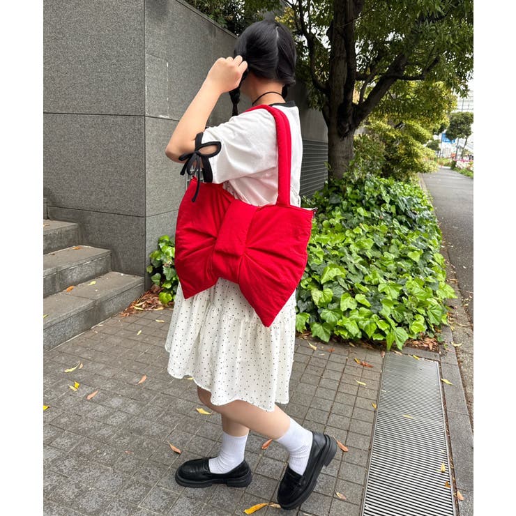 kutir】kutirlune／2way ビックリボンバッグ[品番：KTRW0032470