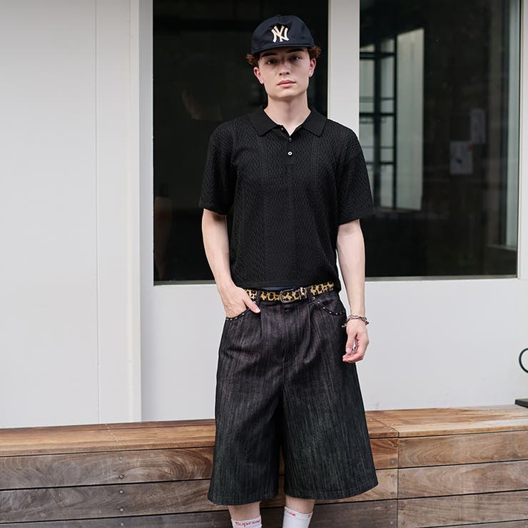 KRY clothing 「SARUGUTUWA」 白×ブラック SILVER STAR BUTTON[品番：KTRW0032471]｜kutir（クティール）の
