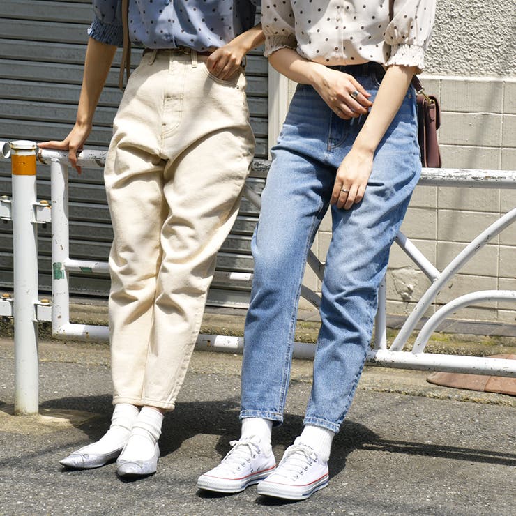ハイウエストテーパードデニム 品番 Ktrw Pairpair Women ペアペア のレディースファッション通販 Shoplist ショップリスト