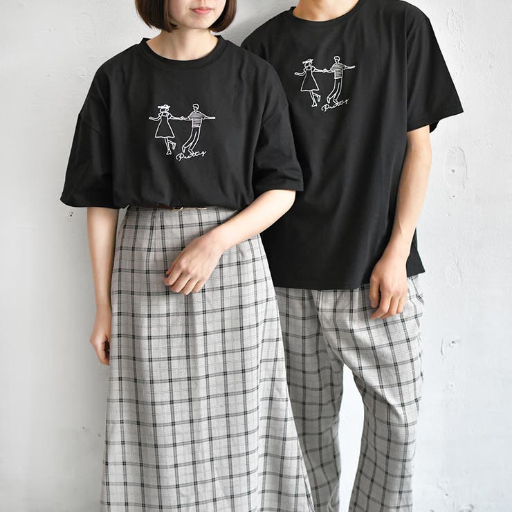 リンクコーデ専門ブランド ペアペア カップルプリントｔシャツ レディース 品番 Ktrw Sedacle By Pairpair Women セダクル バイ ペアペア のレディースファッション通販 Shoplist ショップリスト