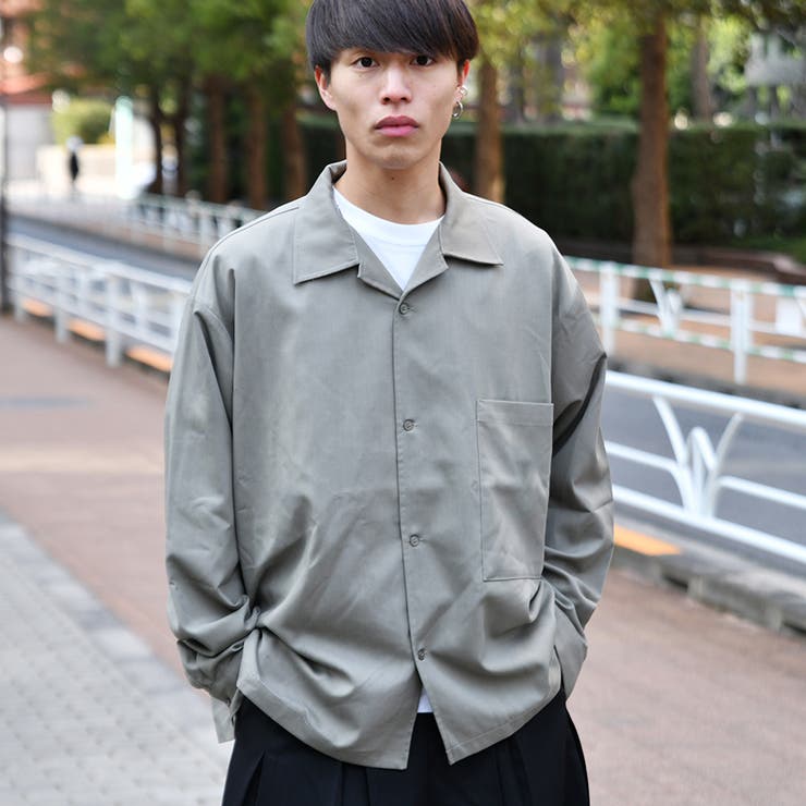 【Adoon  plain】ワイドオープンカラーシャツ[品番：KTRW0018294]｜kutir（クティール）のメンズファッション通販｜SHOPLIST（ショップリスト）