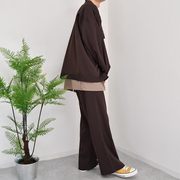 kutir】ワイドフレアパンツ セットアップ[品番：KTRW0018102