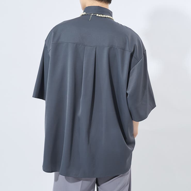 Adoon plain】半袖刺繍シャツ[品番：KTRW0026336]｜kutir