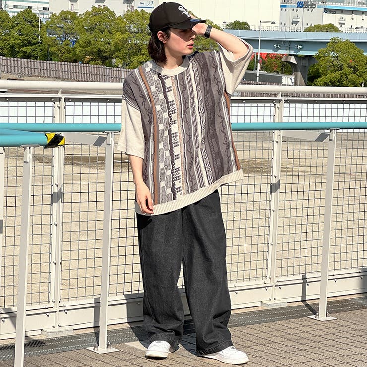 kutir】有刺鉄線柄3Dニット[品番：KTRW0026516]｜kutir