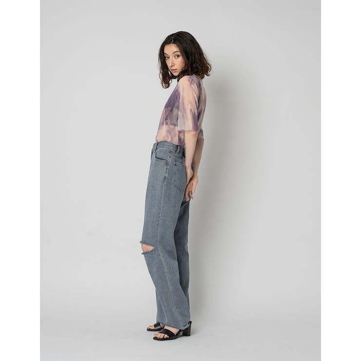 Adoon plain Ladies】シアートップス / 半袖[品番：KTRW0026575