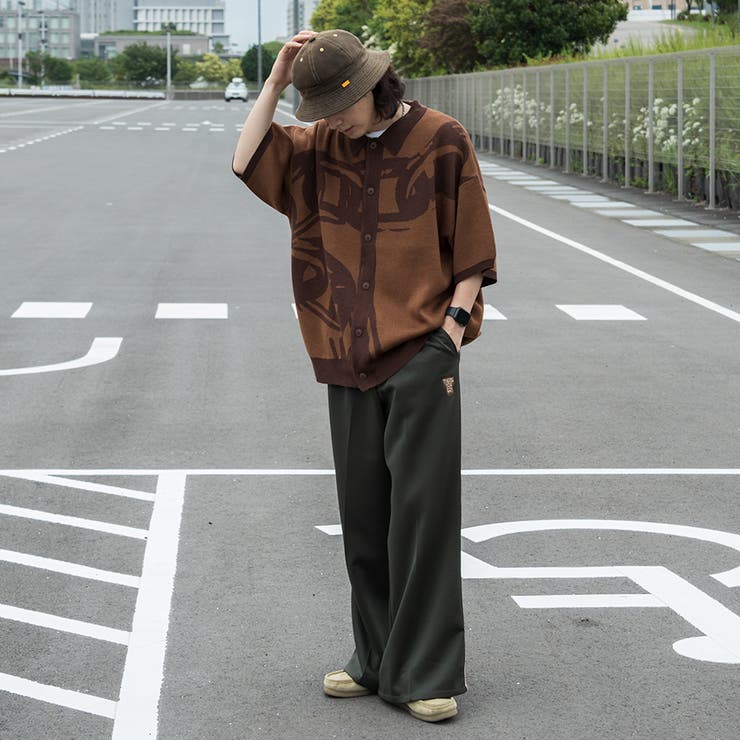 kutir】サイドライントラックフレアパンツ[品番：KTRW0026579