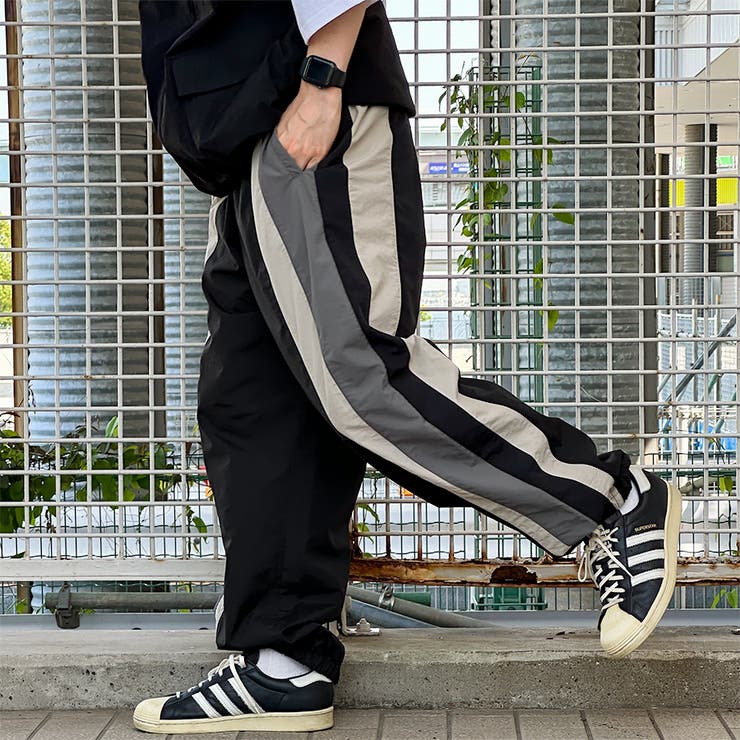 ENNOY SWEAT PANTS BLACK 刺繍色WHITE Lサイズ
