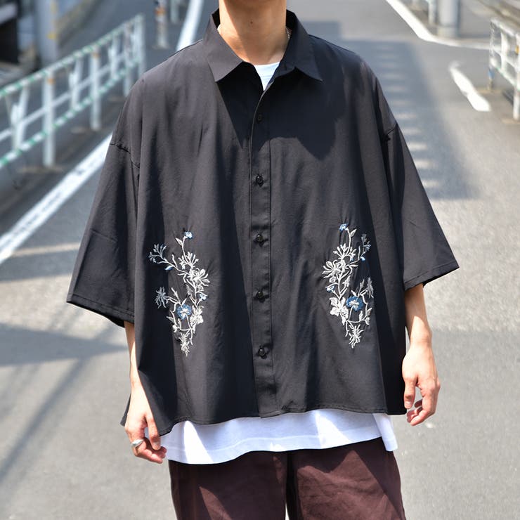 【Adoon  plain】フラワー刺繍シャツ[品番：KTRW0018681]｜kutir（クティール）のメンズファッション通販｜SHOPLIST（ショップリスト）