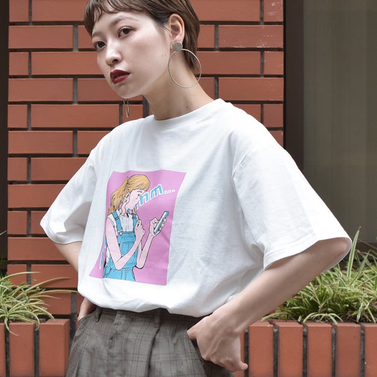 ザ・クープルス メンズ Tシャツ トップス Print T-shirt medium blue