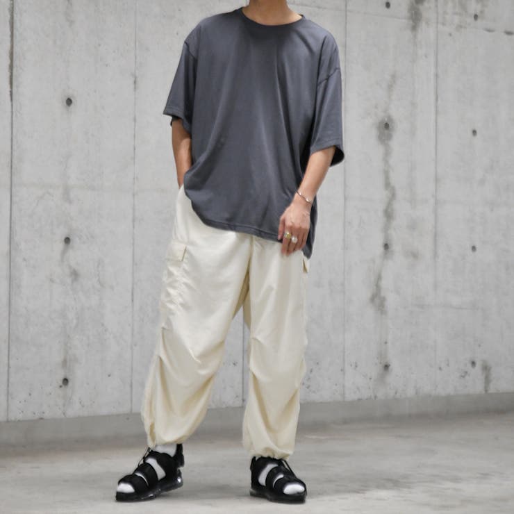 パンツ Ohotoro Nylon Cargo Pants/ivory OHOTORO Nylon Cargo Pants レディース