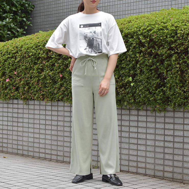 kutir】【レディーライクアイテム】インスタフォトプリントTシャツ