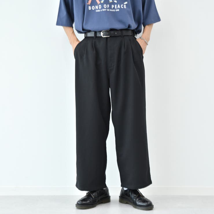 kutir】2タックワイドスラックスパンツ[品番：KTRW0019056