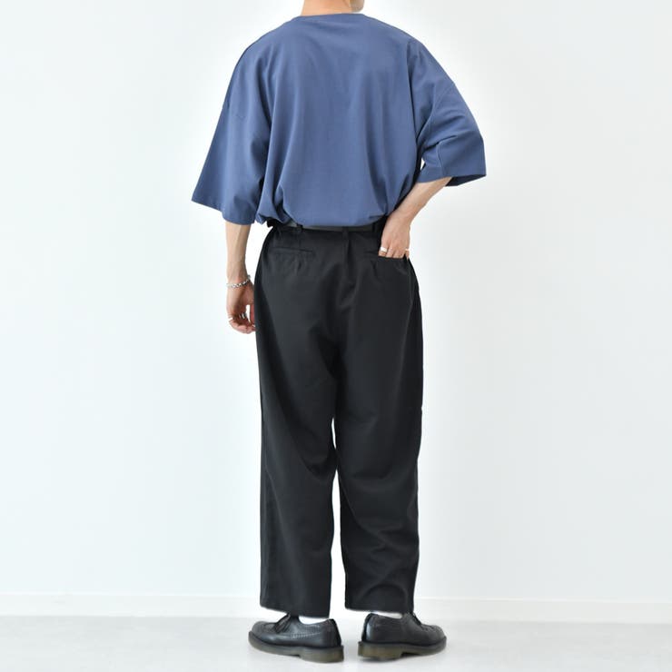 kutir】2タックワイドスラックスパンツ[品番:KTRW0019056 kutir】2タックワイドスラックスパンツ[品番:KTRW0019056