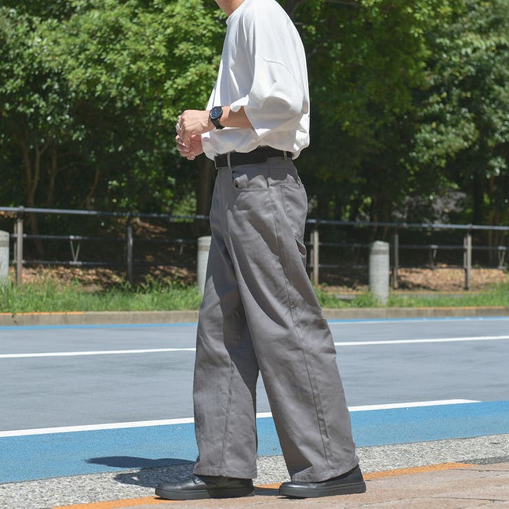 【Adoon  plain】ワイドストレートタフパンツ[品番：KTRW0019428]｜kutir（クティール）のメンズファッション通販｜SHOPLIST（ショップリスト）