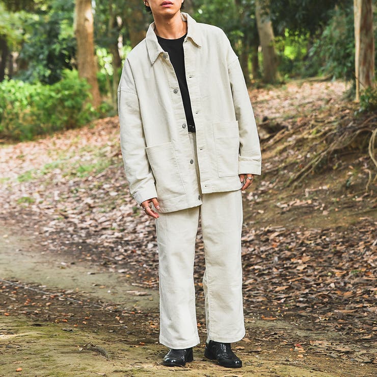 Adoon plain】コーデュロイパンツ セットアップ[品番