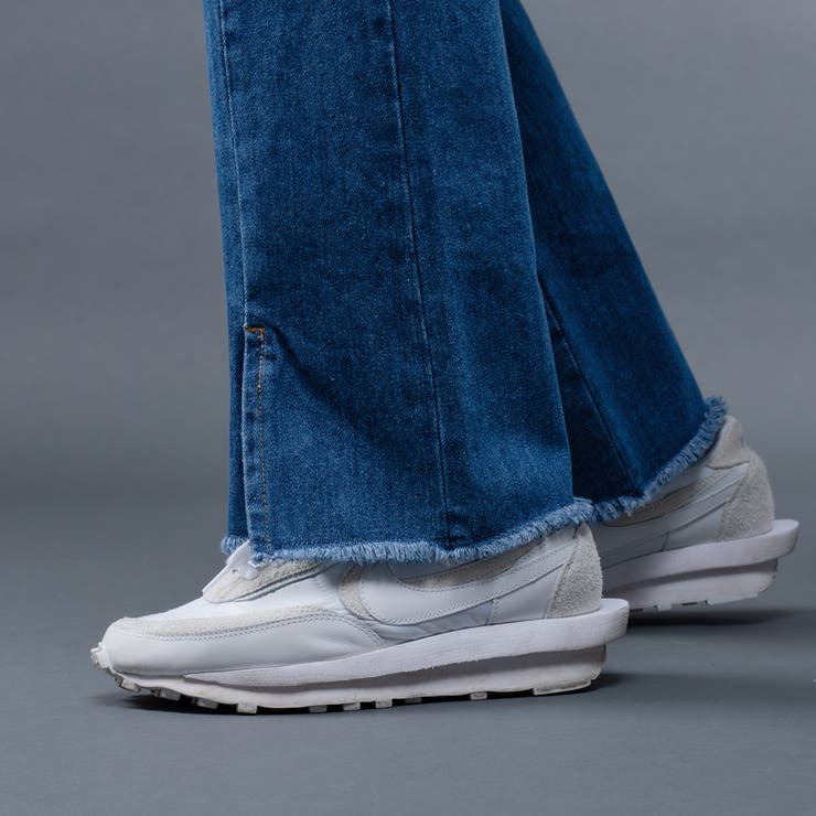 【SALE／55%OFF】 kutir】 センタースリットフレアデニムパンツ[品番：KTRW0019741 パンツ