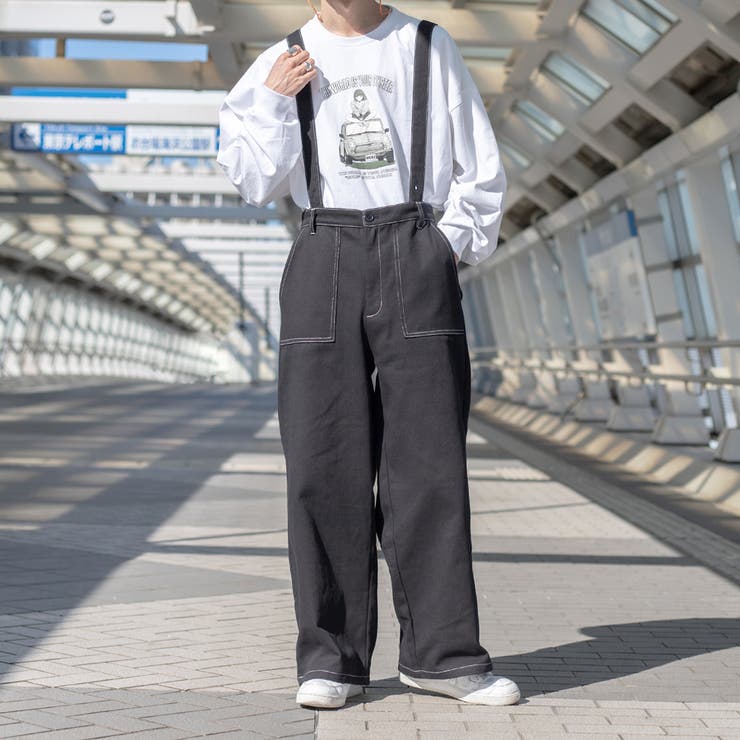 サス付ワイドパンツ 凄まじく
