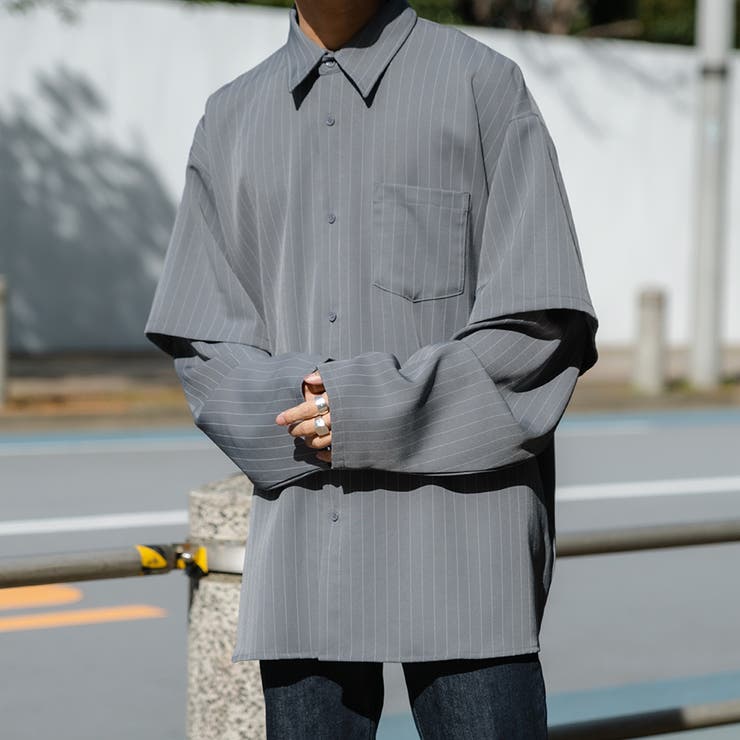 【Adoon  plain】スリーブレイヤードシャツ[品番：KTRW0020264]｜kutir（クティール）のメンズファッション通販｜SHOPLIST（ショップリスト）